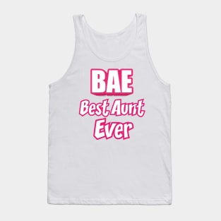 BAE BEST AUNT EVER Tank Top